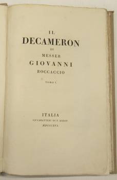Il Decamerone di Messer Giovanni Boccaccio. Tomo I (Tomo IV).