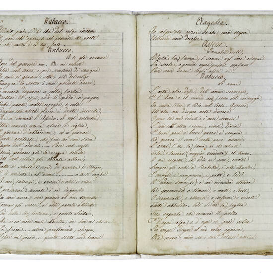 Nabucco. Tragedia in 5 atti. Londra 1820. Nabucco. Tragedia in 5 atti. Londra 1820.