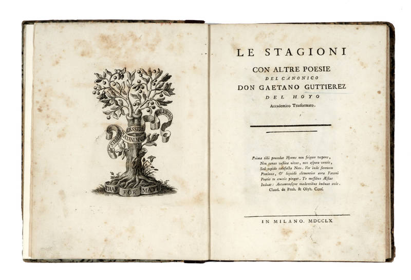 Le Stagioni con altre poesie.
