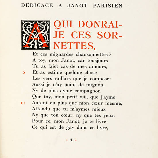 Livret de folastries, suivi de deux Sonnets. Livret de folastries, suivi de deux Sonnets.