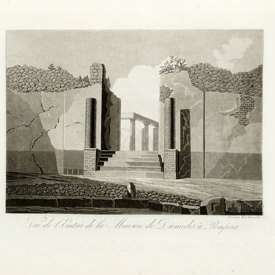 Pompeia: Traitè pittoresque, historique et géometrique. Ouvrage dessinè sur les lieux dans les années 1824 au 1827. Gravè et publié par P.F.