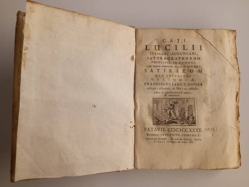 Satyrarum quae supersunt reliquiae. Franciscus Jani F. Dousa collegit ... Editio II. Lgduno-Batavâ auctior et emendatior.