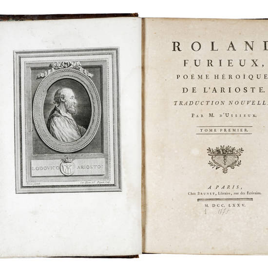 Roland Furieux. Poême heroique. Traduction Nouvelle, par M. D'Ussieux. (Tome I-IV).