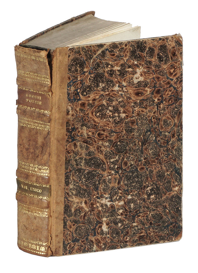 Ildegonda. Novella...Terza edizione milanese..ornata di quattro tavole in rame. Milano, Vincenzo Ferrario, M.DCCC.XXV. (Segue:) I Lombardi alla Prima Crociata. Canti Quindici. Ildegonda. Novella...Terza edizione milanese..ornata di quattro tavole in rame. Milano, Vincenzo Ferrario, M.DCCC.XXV. (Segue:) I Lombardi alla Prima Crociata. Canti Quindici.