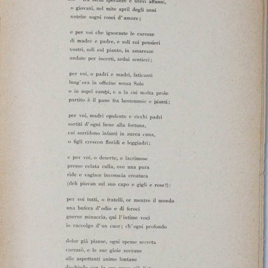 Dolce casa. (Poemetto lirico).