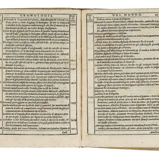 Cronologia del Mondo, divisa in due libri...