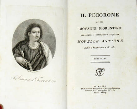 Il Pecorone..., nel qual si contengono cinquanta novelle antiche belle d'invenzioni e di stile.