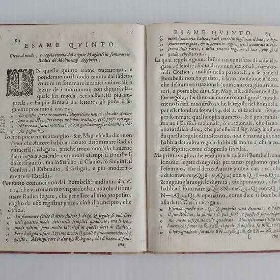 Antanalisi a Quesiti Stampati nell'Analisi di Benedetto Maghetti. Opera Algebrica di Salvator Grisio Della Cava. Antanalisi a Quesiti Stampati nell'Analisi di Benedetto Maghetti. Opera Algebrica di Salvator Grisio Della Cava.
