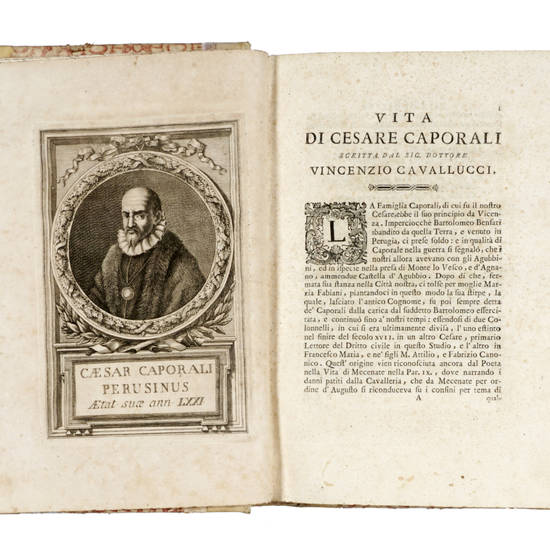 Rime...diligentemente corrette, colle osservazioni di Carlo Caporali. In questa nuova Edizione si aggiungono molte altre rime inedite dello stesso Poeta, e la sua Vita.