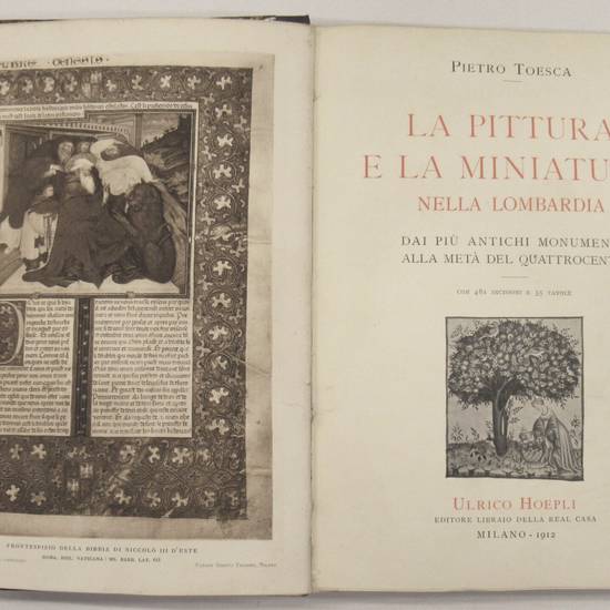 La pittura e la miniatura nella Lombardia dai più antichi monumenti alla metà del Quattrocento.