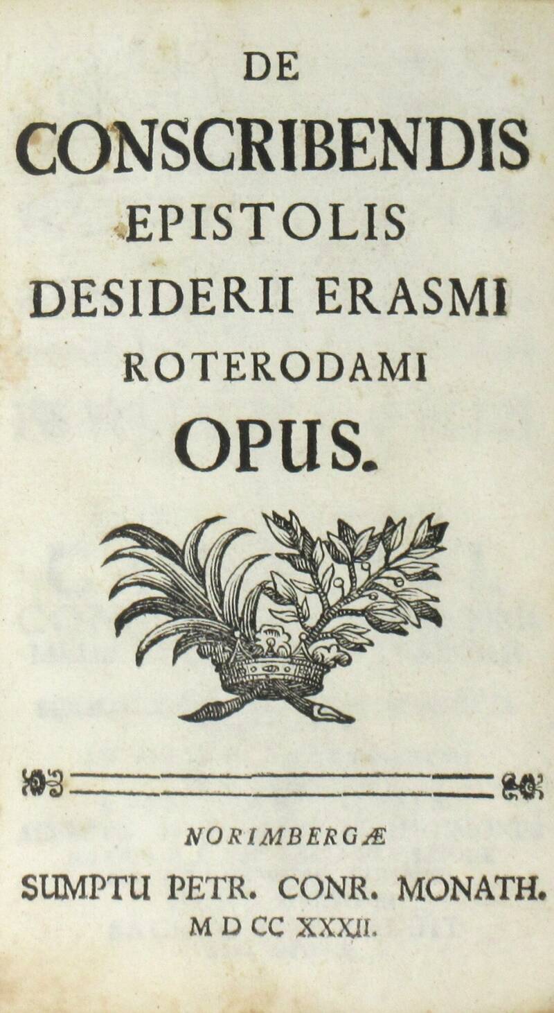 De conscribendis epistolis...Opus.