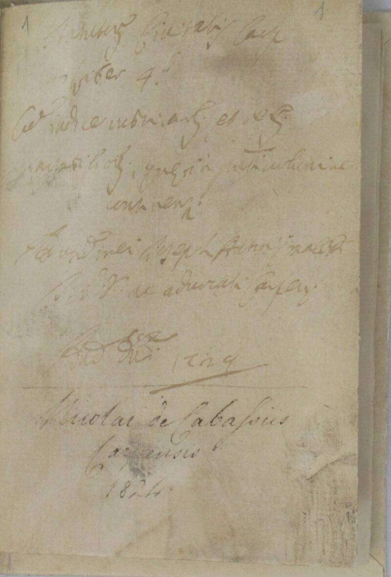 STATUTORUM CARPI. Libri Quarti con Index Rubricae. STATUTORUM CARPI. Libri Quarti con Index Rubricae.