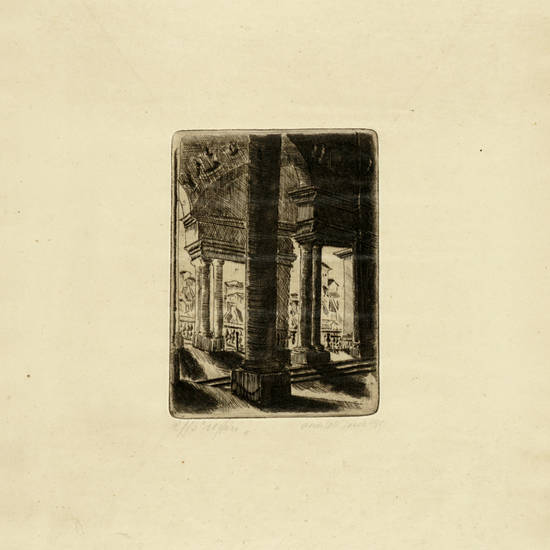 Letture di Firenze. 12 Acqueforti Originali di Osvaldo Tordi.