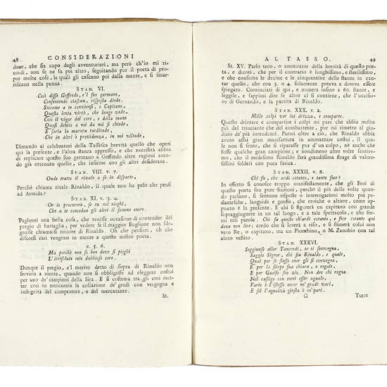 Considerazioni al Tasso....e Discorso di Giuseppe Iseo sopra il poema di M.Torquato Tasso....