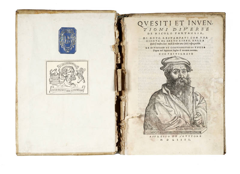 Quesiti et Inventioni diverse...di novo ristampati, con una Gionta al sesto libro, nella quale si mostra due modi di redur una Città inespugnabile...