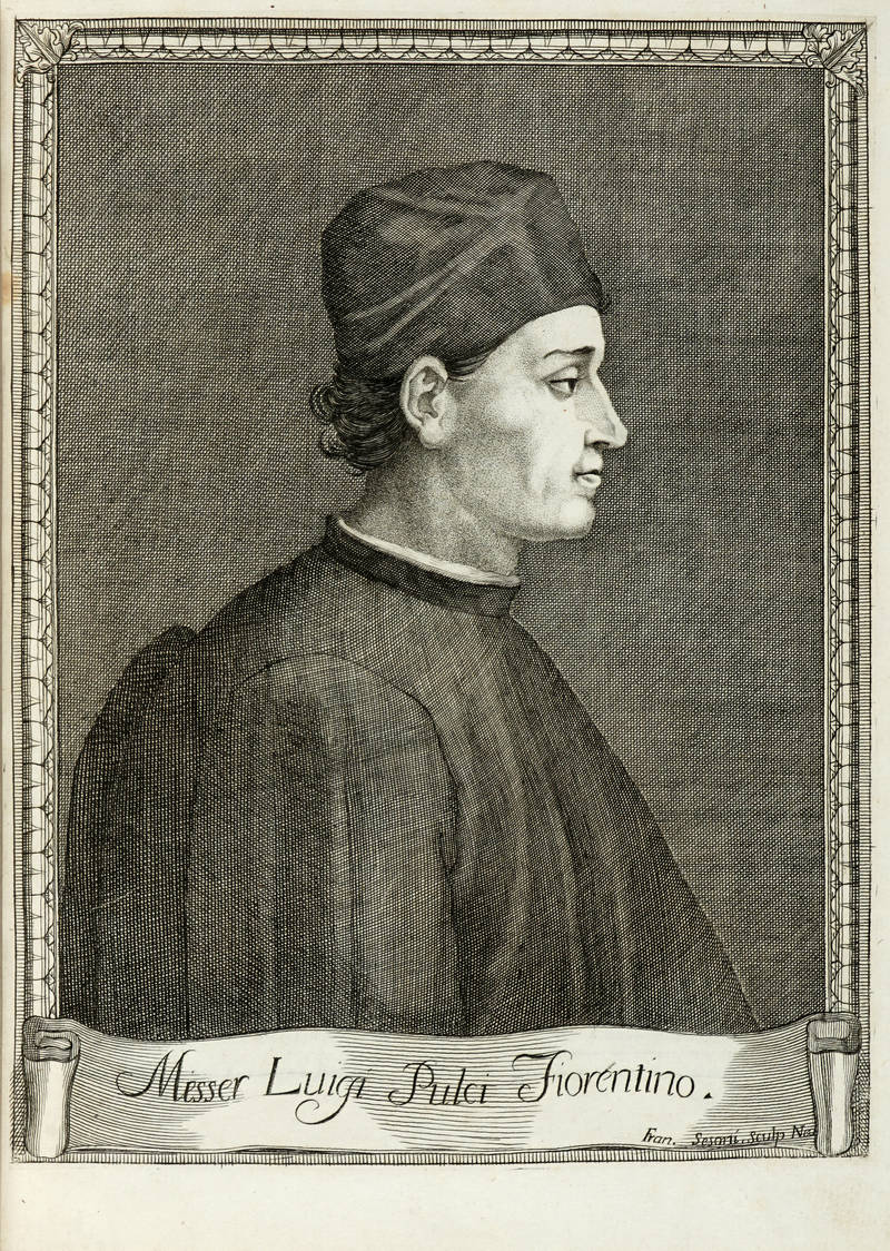 il Morgante Maggiore...Dedicato all'Illustrissimo Signor D.Matteo Di Sarno...