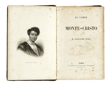Le Comte de Monte-Cristo par Alexandre Dumas. (Tome I - Tome II).