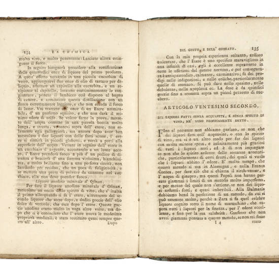 La chimica del gusto e dell'odorato, o sia l'arte di comporre facilmente e con poca spesa i liquori da bere e le acque odorose, con un metodo nuovo per fare i liquori fini senza acquavite.
