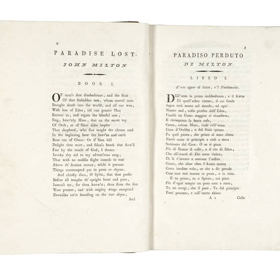 Il Paradiso Perduto. Tradotto da Girolamo Silvio Martinengo.