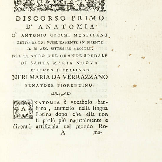 Dei discorsi toscani [...]. Parte prima (-seconda).