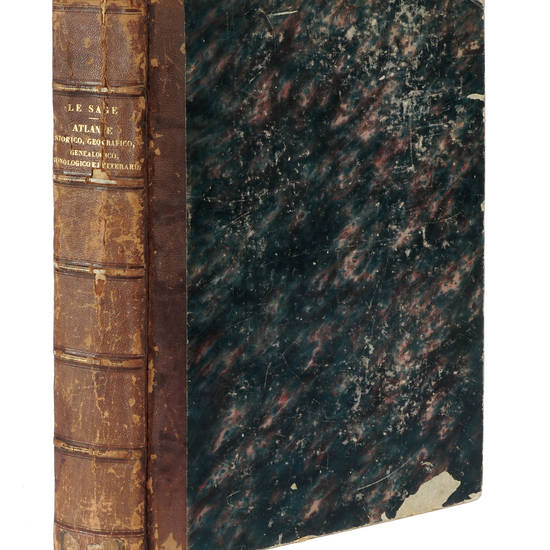 Atlante storico, geografico, genealogico, cronologico e letterario [...] in ogni sua parte corretto, ampliato e proseguito sino all'anno corrente.