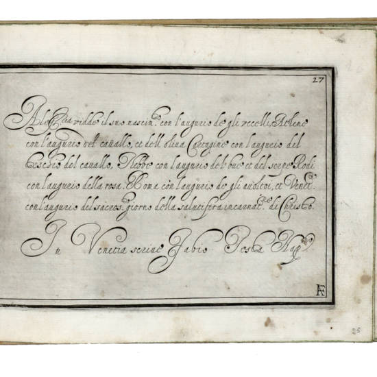 Del Franco Modo/Di Scrivere/Cancelleresco moderno/Libro Secondo/Raccolto da gli esemplari de più famosi Scrittori/de nostri tempi... Del Franco Modo/Di Scrivere/Cancelleresco moderno/Libro Secondo/Raccolto da gli esemplari de più famosi Scrittori/de nostri tempi...