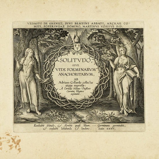 (Vitae Patrum). 1594-1600. Da (Martin De Vos).