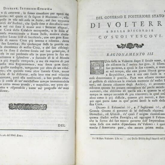 Dissertazione istorico-etrusca sopra l'origine, antico stato, lingua, e caratteri della Etrusca Nazione e sopra l'origine, e primo, e posteriore stato della città di Volterra col rapporto a suoi antichi monumenti, ed ipogei... Dissertazione istorico-etrusca sopra l'origine, antico stato, lingua, e caratteri della Etrusca Nazione e sopra l'origine, e primo, e posteriore stato della città di Volterra col rapporto a suoi antichi monumenti, ed ipogei...