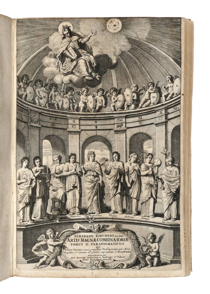 Ars Magna Sciendi, in XII Libros Digesta, qua nova & universali methodo per Artificiosum Combinationum contextum de omni re proposita plurimis & prope infinitis rationibus disputari, omniunque summaria quaedam cognitio comparari potest...