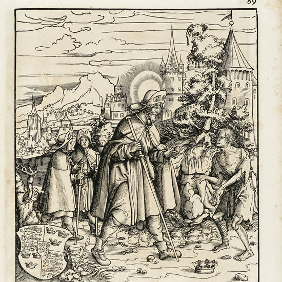 Images de Saints et Saintes issus de la Famille de l'Empereur Maximilien I. En une Suite de cent dix neuf planches gravées en bois par differens graveurs d'après les dessins da Hans Burgmaier.