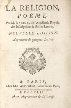La Religione. Poëme. Nouvelle édition augmentée de quelques lettres.