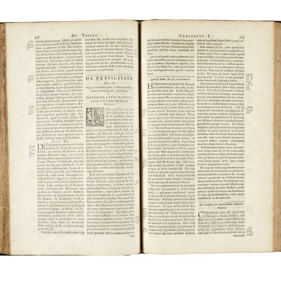 Opera omnia medico-chemico-chirurgica, tribus voluminibus comprehensa. Editio novissima et emendatissima, ad Germanica & Latina exemplaria accuratissimè collata: Variis tractatibus & opusculis summa hinc inde diligentia conquisitis, ut in Voluminis Primi