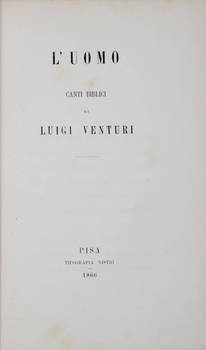 L'uomo. Cenni biblici.