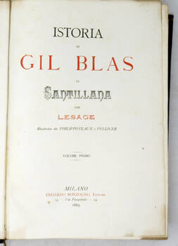 Istoria di Gil Blas di Santillana. Illustrata da Philippoteaux e Pellicer.