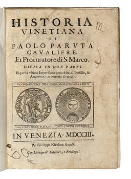 Historia Vinetiana, divisa in due parti.