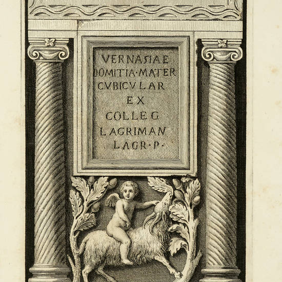 Clementi XIIII. P.O.M. Non ante editum Vernasiae cinerarium...