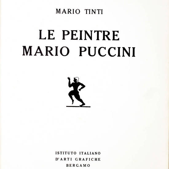 Le peintre Mario Puccini.