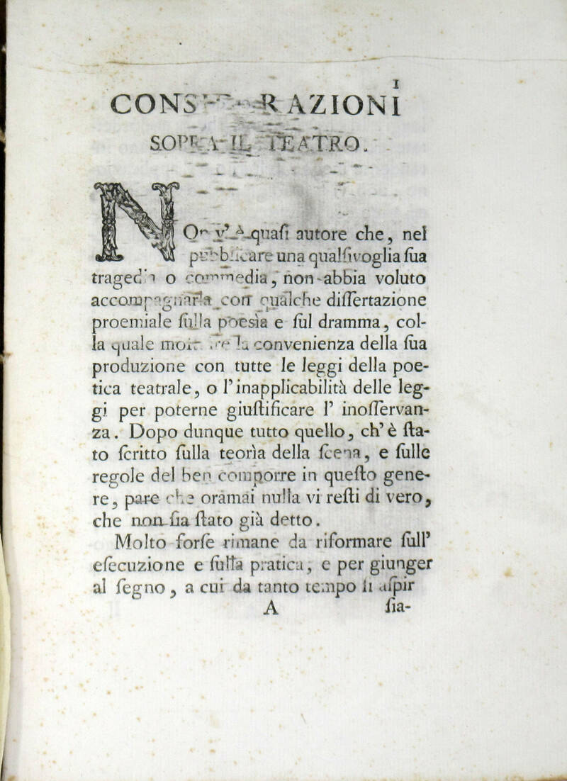 La Virginia e la Cleone. Tragedie. Con alcune considerazioni del medesimo sopra il Teatro...