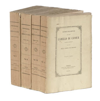 Discorsi parlamentari, raccolti e pubblicati per ordine della Camera dei Deputati. Volume Primo (1848-50); Volume Secondo (1850-51); Volume Terzo (1851); Volume Quarto (1851).