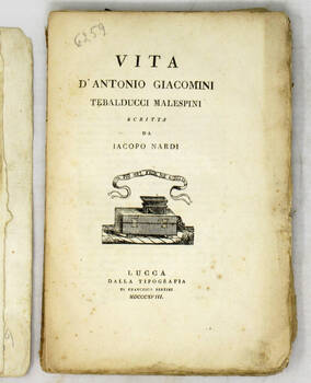 Vita d'Antonio Giacomini Tebalducci Malespini.