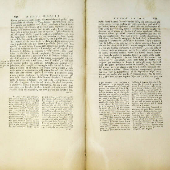 Gli Ufficj di ... e sopra di essi Commentarj di giurisprudenza d'etica filosofica di politica e di filologia. Opera dedicata a S.A.R. ... Don Filippo Infante di Spagna Duca di Parma, Piacenza ... dal marchese Andrea Luigi De Silva suo gentiluomo di Camera