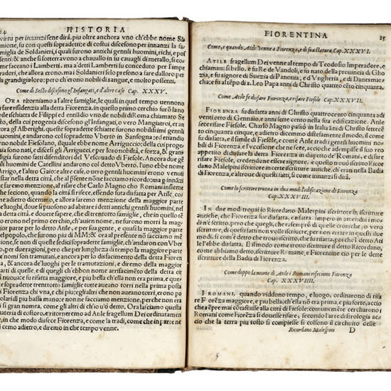 Historia antica, dall'edificazione di Fiorenza per insino all'anno M.CCLXXXI. Con l'aggiunta di Giachetto suo nipote del detto anno per insino al 1286...