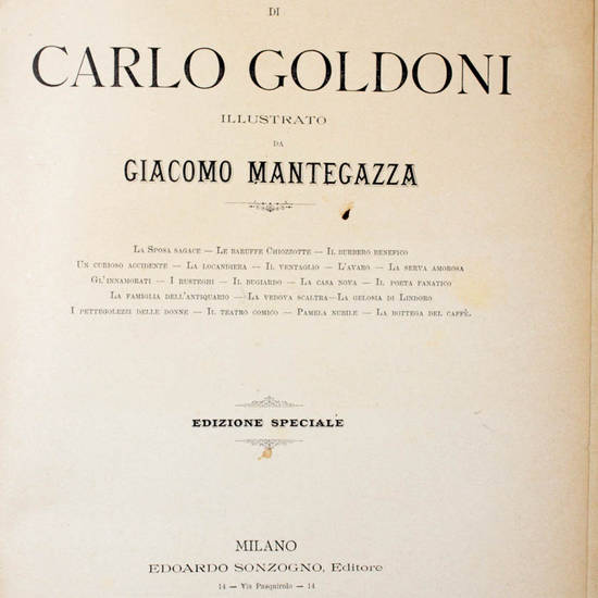 Teatro scelto di..., illustrato da Giacomo Mantegazza.