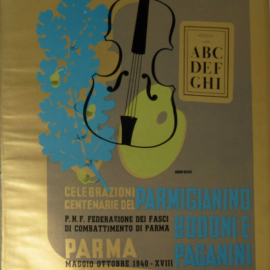 Bodoni. Pubblicazione d'arte grafica edita in occasione delle manifestazioni parmensi. Bodoni. Pubblicazione d'arte grafica edita in occasione delle manifestazioni parmensi.