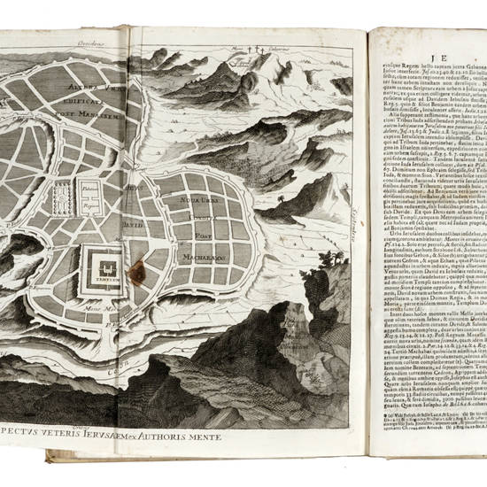 Dictionarium Historicum criticum, chronologicum, geographicum, et literale Sacrae Scripturae, cum figuris antiquitates judaicas repraesentantibus...; è Gallico in Latinum translatum, & nonnihil expurgatum ab R.P.D. Jo: Dominico Mansi.