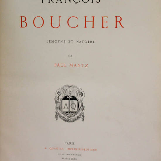 François Boucher Lemoyne et Natoire.