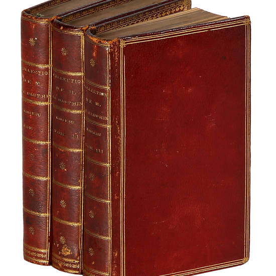 Oeuvres de Boileau Despréaux (Tome Premier-Second-Troisieme). Imprimé par ordre du Roi pour l'éducation de Monseigneur Le Dauphin.