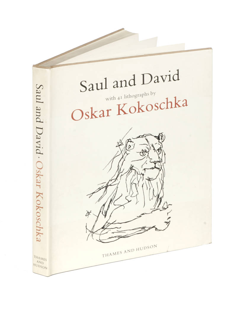 Saul and David with 41 lithographs by Oskar Kokoschka. Saul and David with 41 lithographs by Oskar Kokoschka.