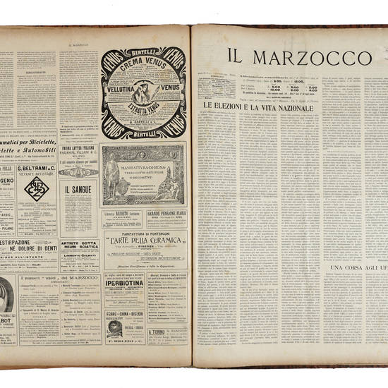 MARZOCCO (Il). Direttore: Adolfo Orvieto. Firenze, Anno IX (1904).