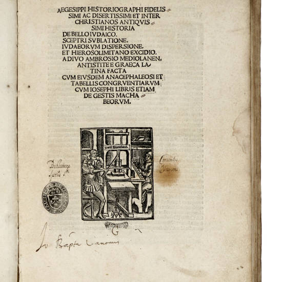 Haegesippi Historiographi Fidelis/simi Ac Disertissimi Et Inter/Christianos Antiquis/simi Historia... Haegesippi Historiographi Fidelis/simi Ac Disertissimi Et Inter/Christianos Antiquis/simi Historia...